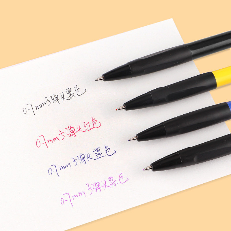 Baok ballpoint pen, office ballpoint pen, blue press creative medium oil pen, smooth water feel, student writing pen wholesale Application Scenario