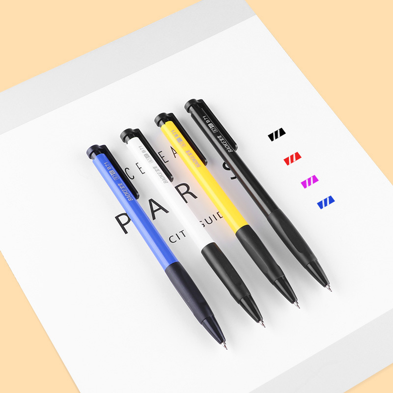 Baok ballpoint pen, office ballpoint pen, blue press creative medium oil pen, smooth water feel, student writing pen wholesale