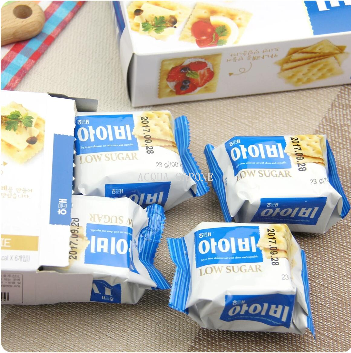 Free shipping! Korean imported Haitai IVY cookies 155g Chanel snack food meal replacement crispy soda snacks Specification image