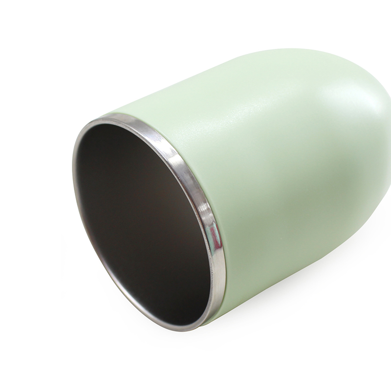 12oz multi-color egg cup, office portable mug, 304 stainless steel inner liner, outdoor multi-purpose water cup details Picture