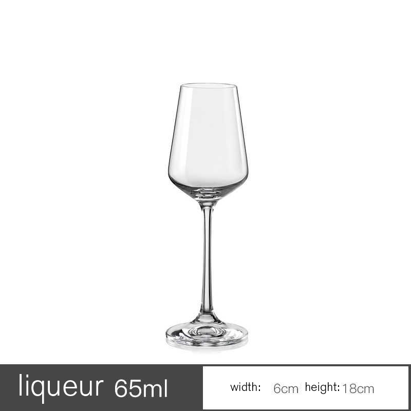 捷克进口BOHEMIA水晶玻璃杯桑德拉60ml甜酒杯,烈酒杯无铅水晶材质 full figure