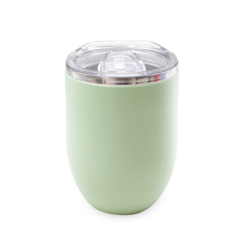 12oz multi-color egg cup, office portable mug, 304 stainless steel inner liner, outdoor multi-purpose water cup Item Picture