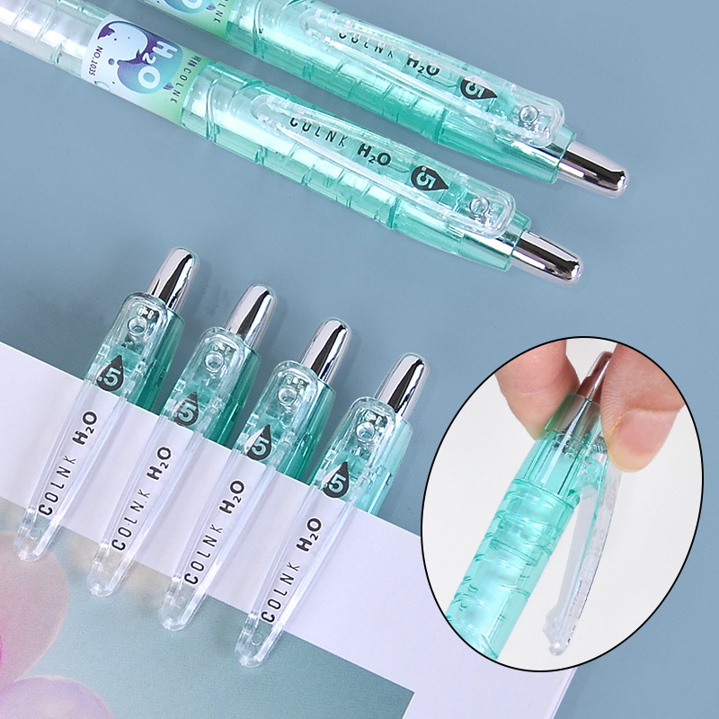 Kolin 1035 gel pen with 0.5 quick-drying press function for student exam practice and office signature pen wholesale Application Scenario