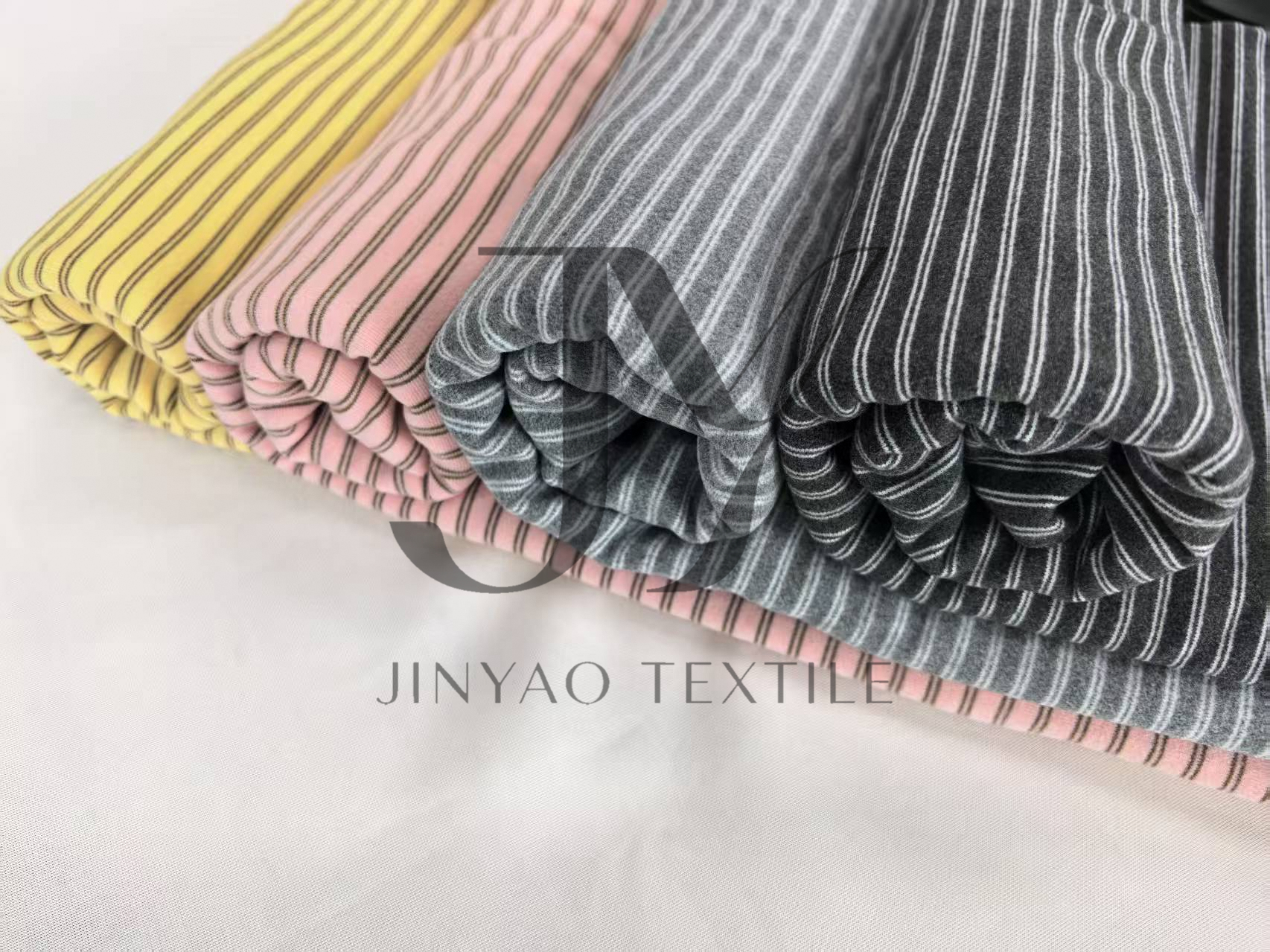 Yang-polyester double striped textured velvet double-sided brushed and heat-locking fabric for autumn and winter thermal underwear and home wear