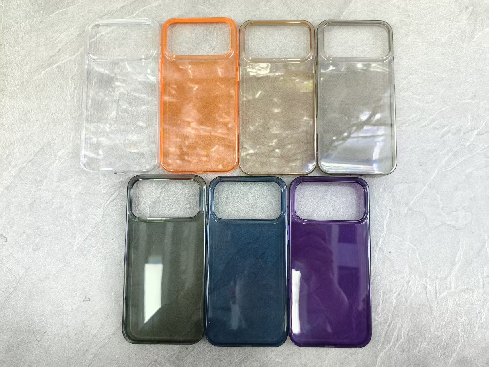 纯色透明pc手机壳 IP17promax手机保护套 苹果手机壳