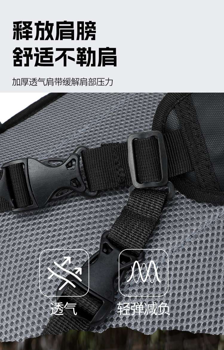 Lure bag: Multi-functional lure bag, dual-purpose high-end PVC hard shell waterproof backpack, crossbody bag, outdoor travel bag, cycling bag, fishing bag detail image 17