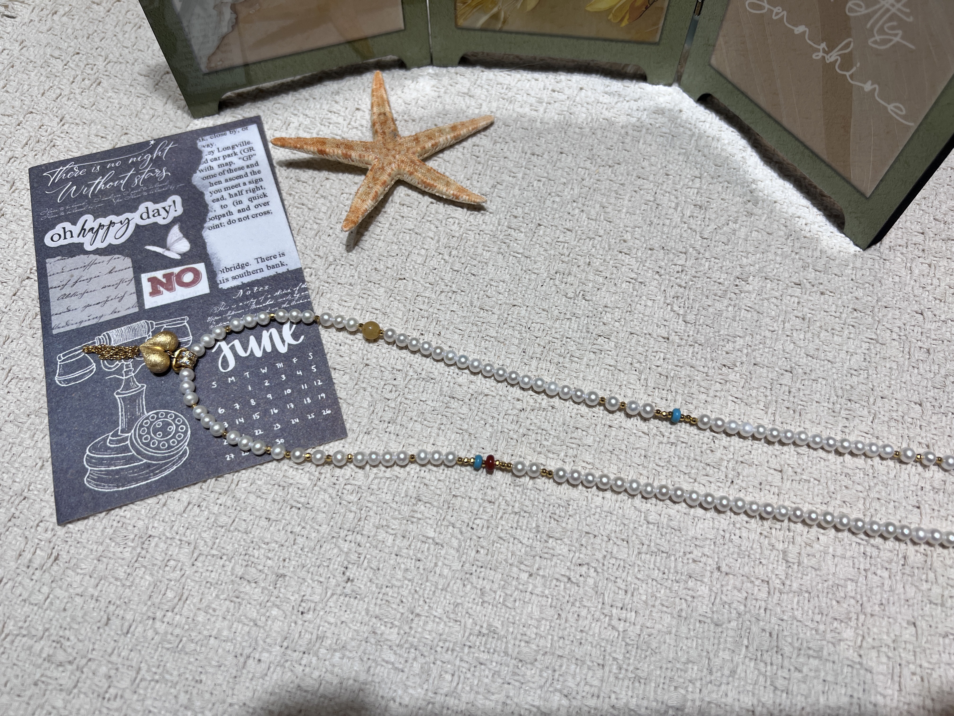 Natural freshwater round pearls paired with 925 silver jewelry Shun Ai pearls detail image 4