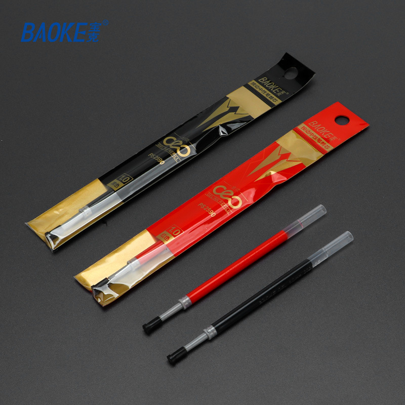 Pok PS2590 Press Gel Refill (1.0) Black office gel refill signature pen with C35 Application Scenario