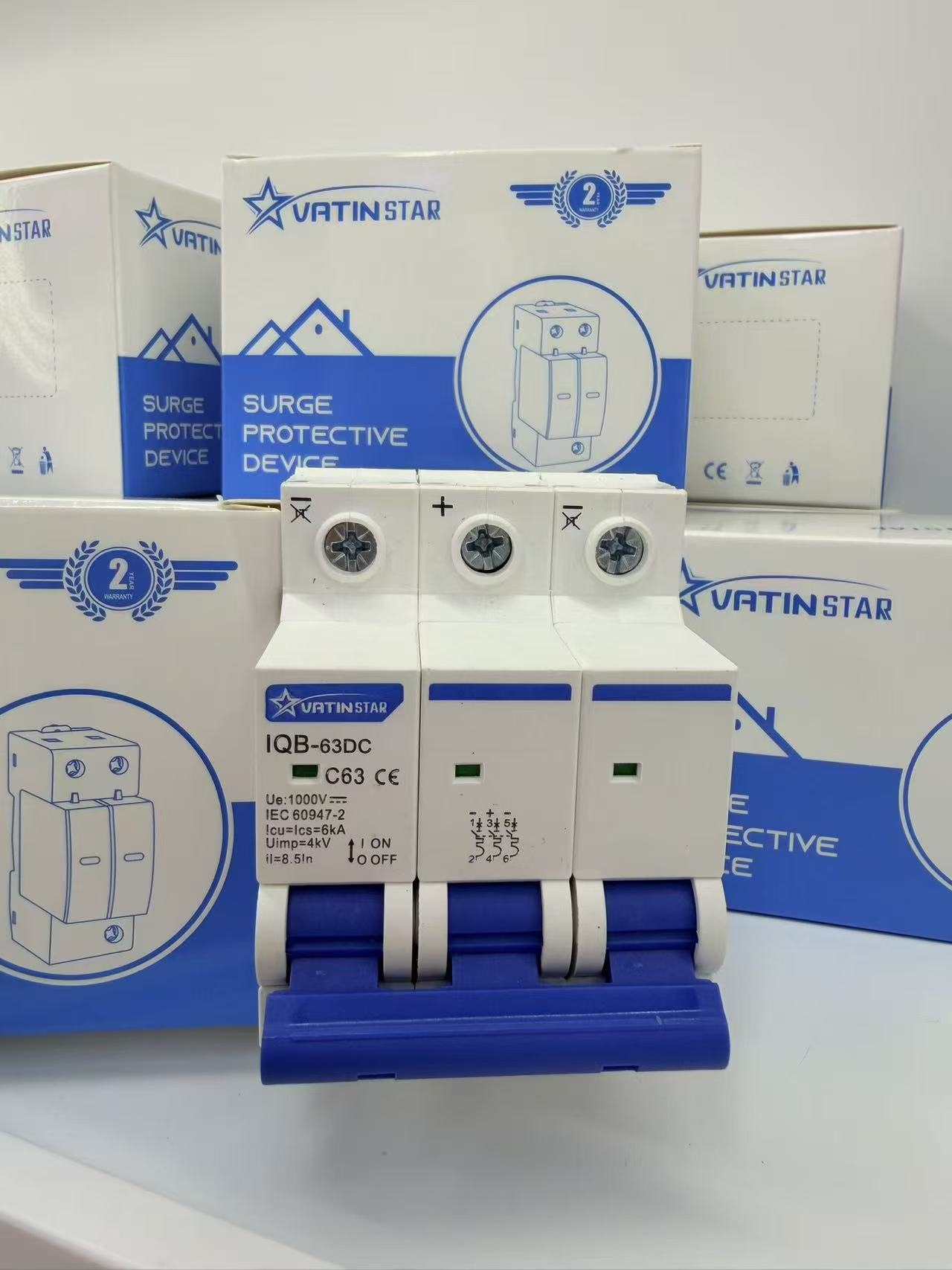 مفتاح الحماية من الأمواج الصاعد الصاعد الصاعد الصاعد (Vating Star IQB-125 DC 1P للحماية من الألغام Item Picture