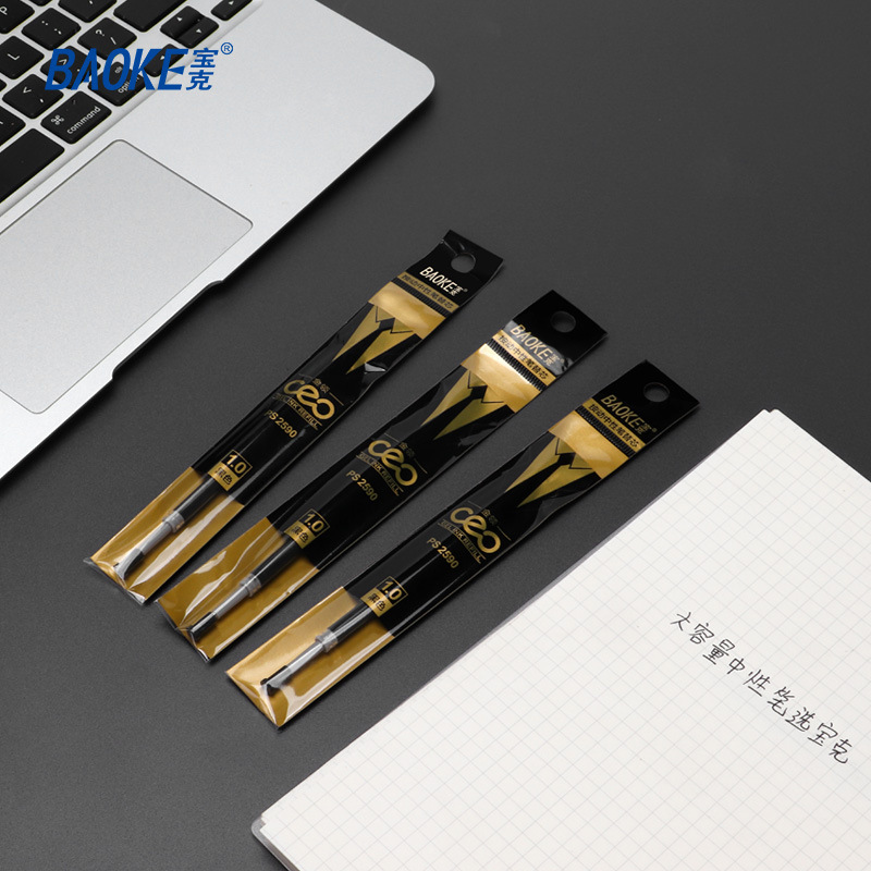 Pok PS2590 Press Gel Refill (1.0) Black office gel refill signature pen with C35 details Picture