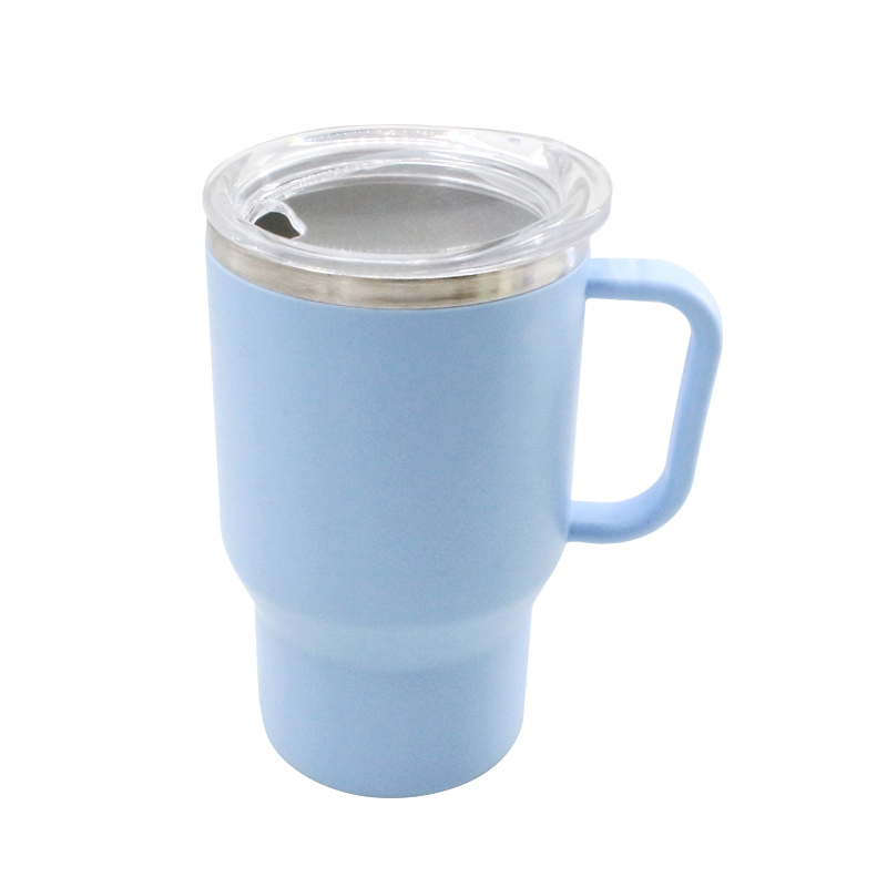 8oz plastic handle cup inner liner, 304 stainless steel outdoor portable beverage cup, coffee cup, small wine glass outer pp Item Picture
