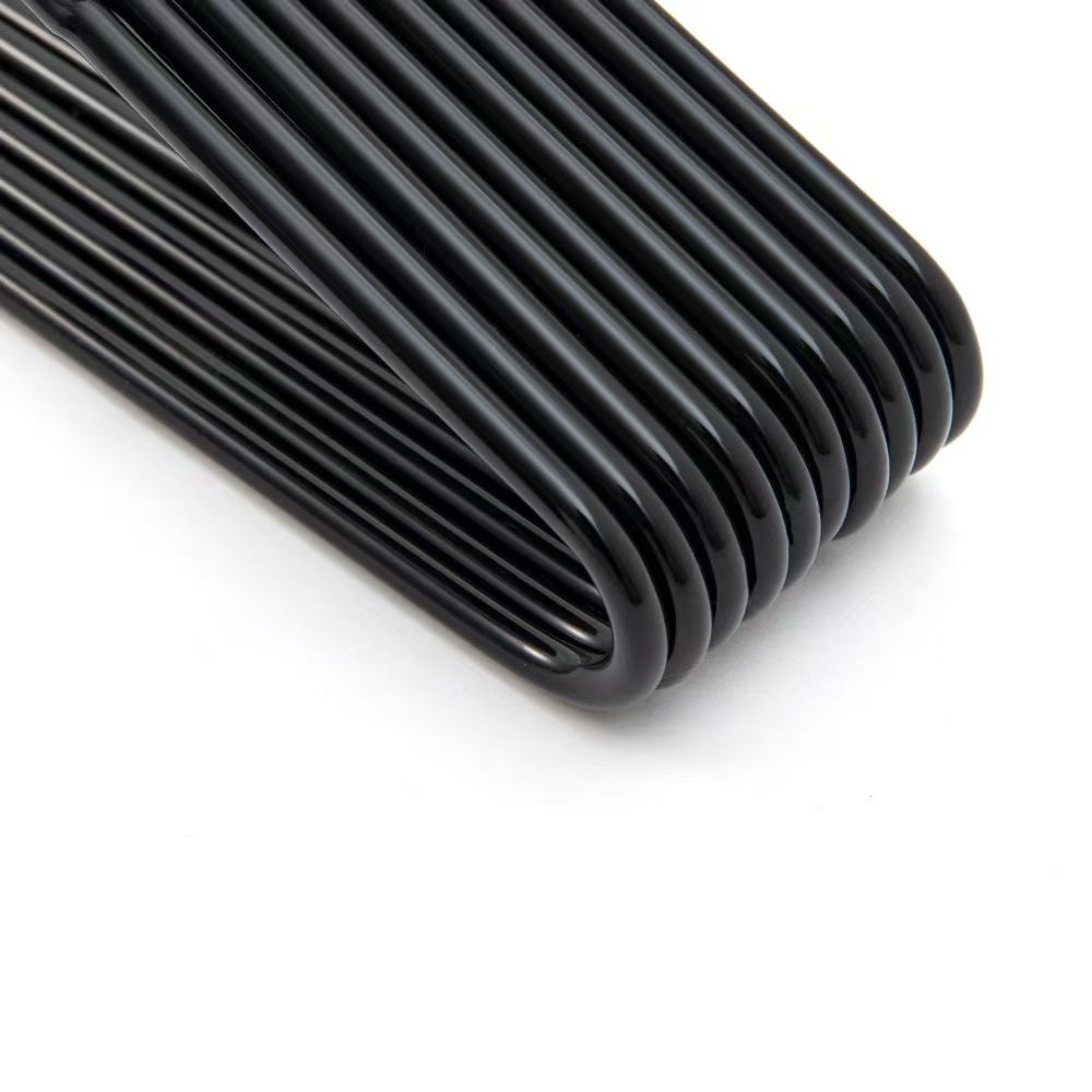 Item Number: 1007 Anti-slip thickened Trouser Frame Material: Iron wire +PVC impregnation Liquid Size: 4.0 Solid iron wire 36 cm 70g Packaging: One piece 44 sets 2 detail image 5
