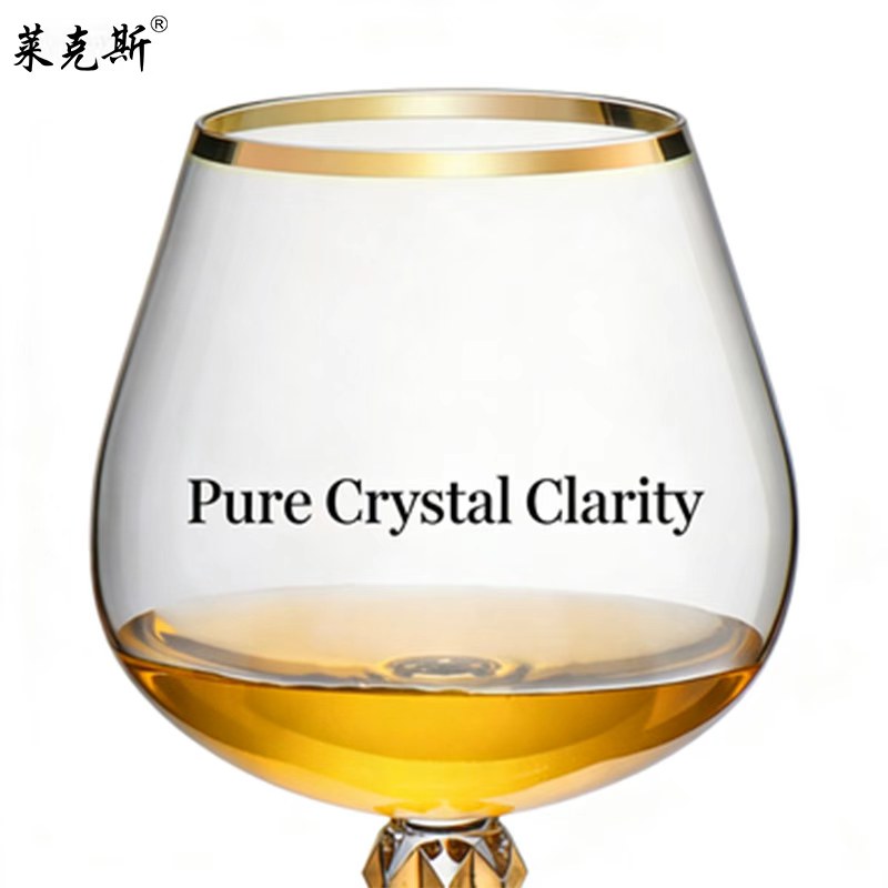 源头工厂直销无铅水晶酒具，涵盖红酒杯、醒酒器、白酒杯等套装，手工雕刻描金吧 KTV 商用及家庭聚会品鉴欧式高档无铅水晶高脚杯 undefined