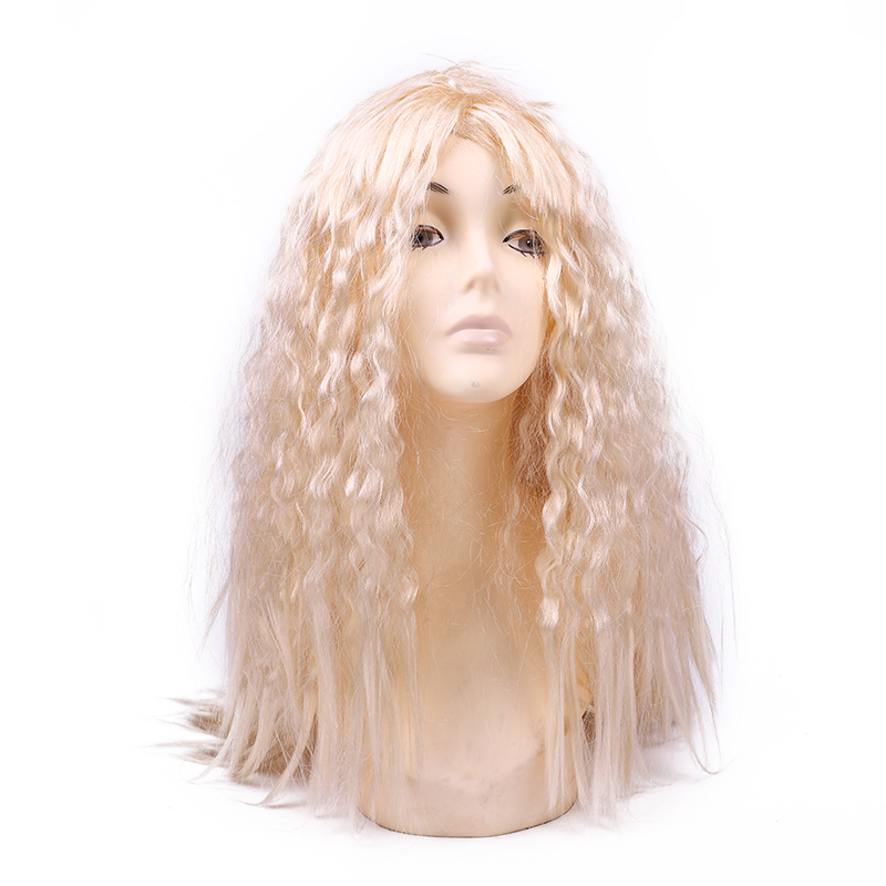 أغطية شعر طويلة ذات موجات صغيرة ملونة من أجل مهرجان فيسين فونغ details Picture