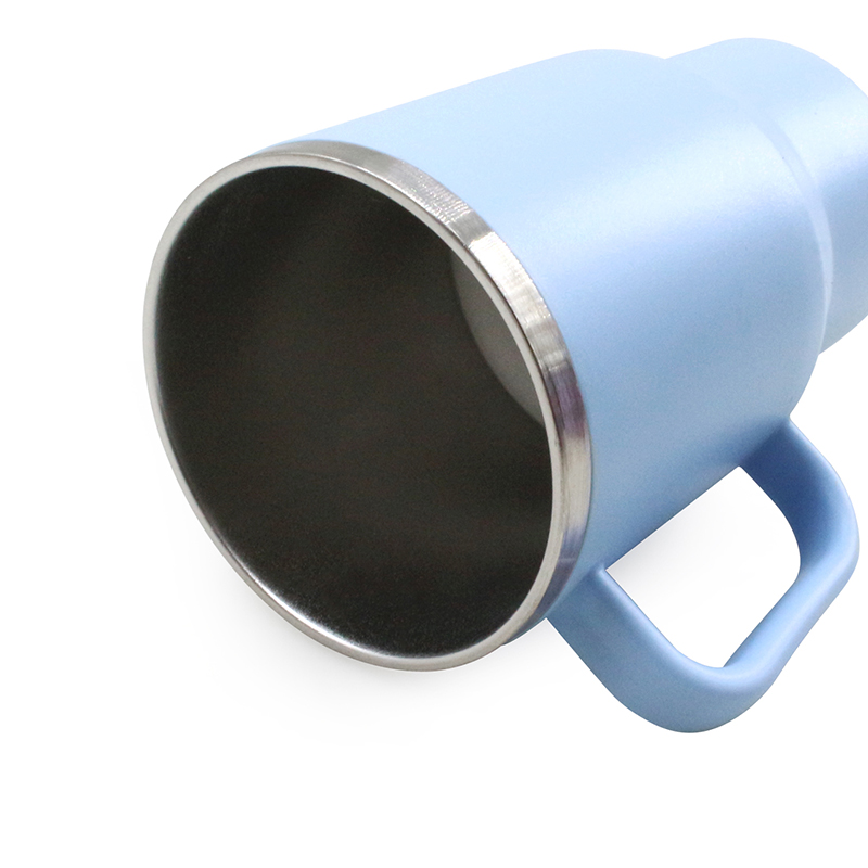 8oz plastic handle cup inner liner, 304 stainless steel outdoor portable beverage cup, coffee cup, small wine glass outer pp details Picture