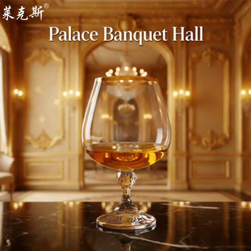 源头工厂直销无铅水晶酒具，涵盖红酒杯、醒酒器、白酒杯等套装，手工雕刻描金吧 KTV 商用及家庭聚会品鉴欧式高档无铅水晶高脚杯 undefined