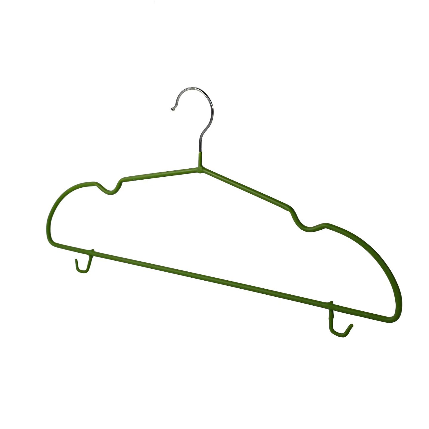 Item No. : 1204 Resin Anti-slip Hanger Size: 4.0 Diameter 60g 43 cm Material: Hollow Iron Wire +PVC impregnation liquid One piece 50 sets 400 detail image 4