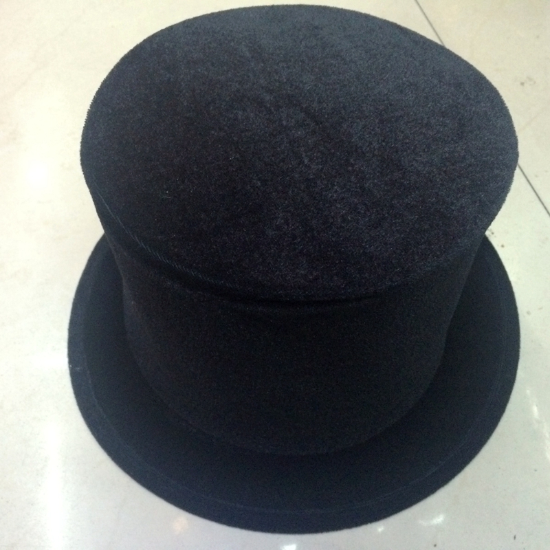 Qianfang Festival wig hat, Magician High hat with spring for compression and reset, Magic hat, professional hat 1432 Specification image