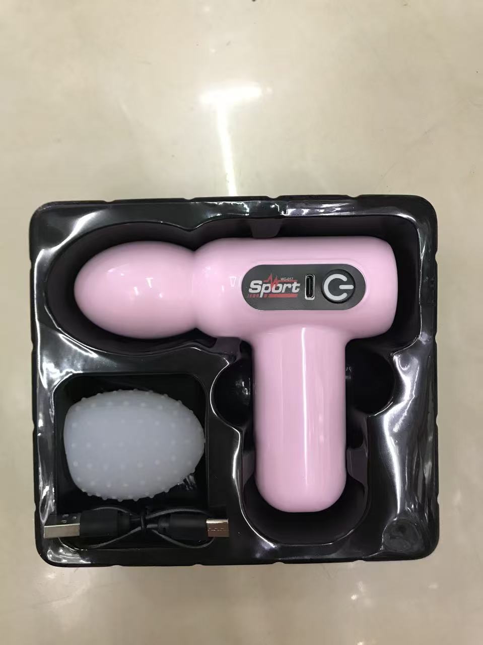 Pink 740 fascia gun Mini massager Electric massage gun Specification image