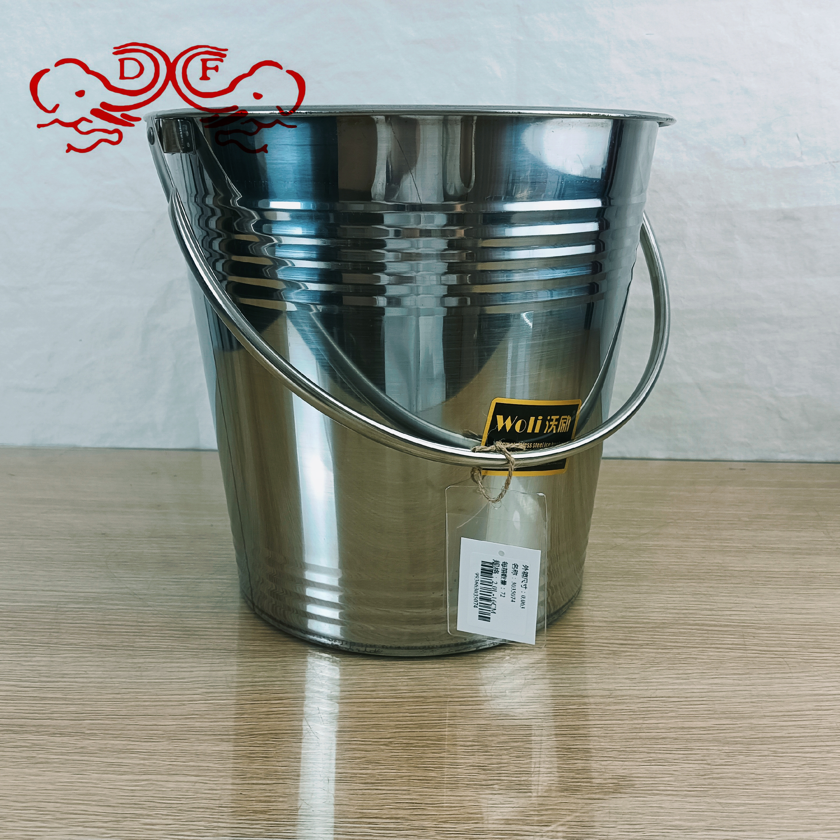 DF99366 Hotel supplies ice bucket, Champagne bucket, handle with spacer, ice bucket, KTV bar ice bucket, DF TRADINGHOUSE Item Picture