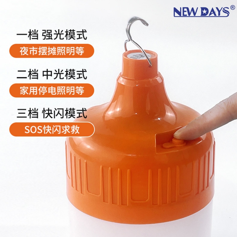 NEWDAYS brand cross-border new led eye-protecting flashlight camping light, energy-saving high-brightness lighting lamp, outdoor USB charging emergency light, emergency light camping light led emergency light Application Scenario