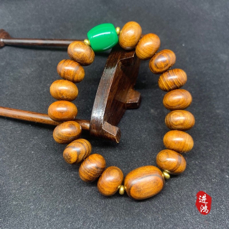 A black rosewood abacus bead bracelet is also available at wholesale price Item Picture