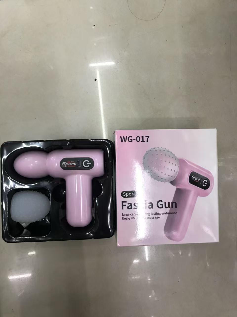 Pink 740 fascia gun Mini massager Electric massage gun details Picture