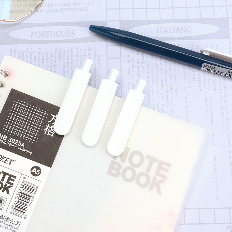 Bao Ke Press oil pen, bullet point pen, ballpoint pen wholesale, press medical special blue and black pen 0.7mm Specification image