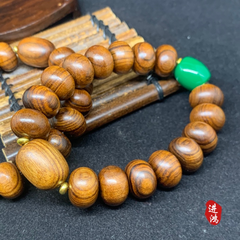 A black rosewood abacus bead bracelet is also available at wholesale price Specification image