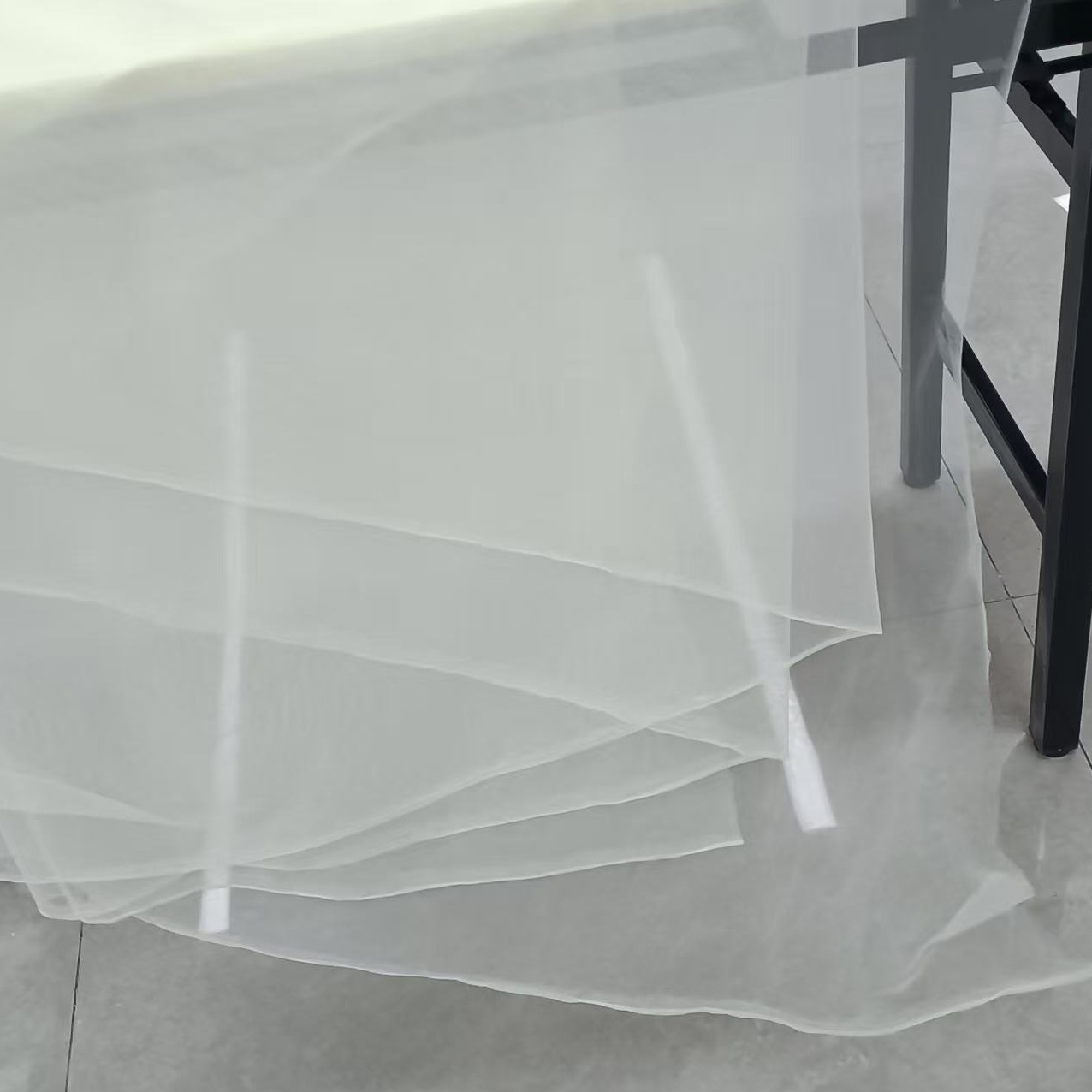 Knitted fabric, double-layer mesh fabric, all-polyester K399 hat net, low-elasticity mesh fabric 33 Item Picture