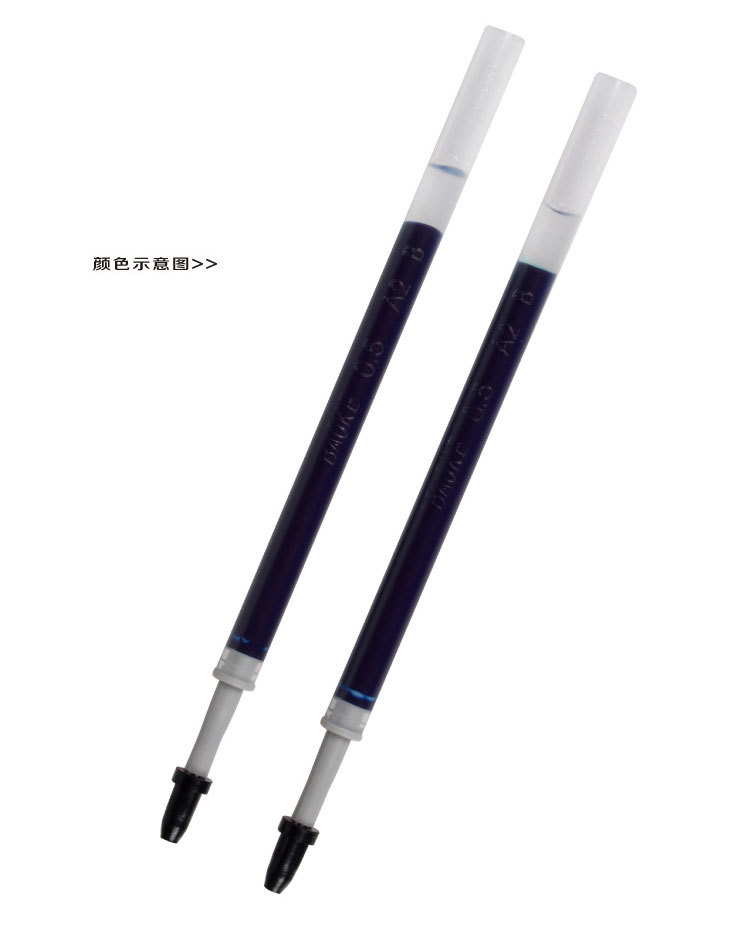 Bok 2230 boxed gel pen refill 0.5mm push-type blue and black medical-specific gel pen refill refill for signature pens pic 15