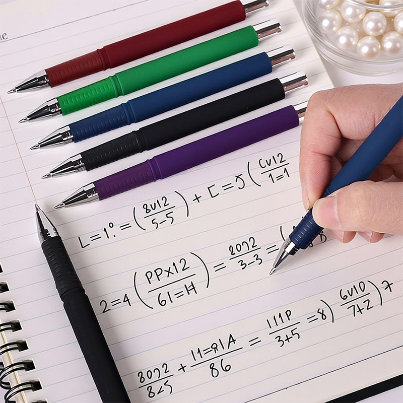 Vio Quick-drying smooth signature pen Cap Black gel pen, special 0.7 gel pen for students' homework and exams wholesale