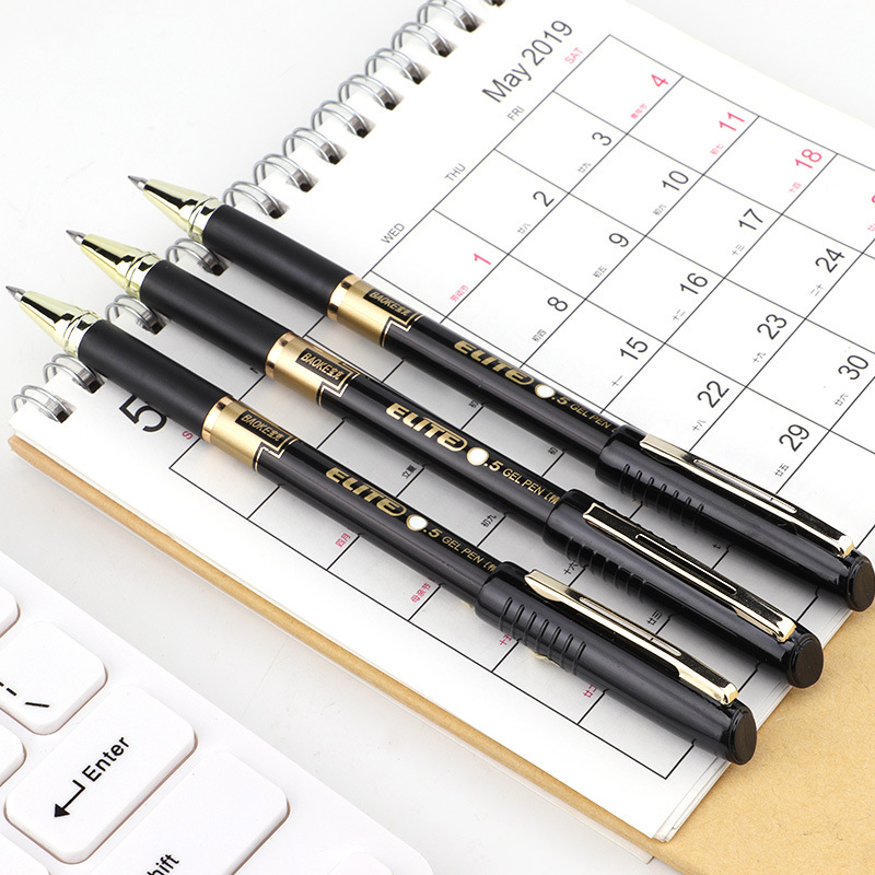 Baok student gel Pen Black 0.5mm Quick-drying Creative exam pen, Business signature pen, office gel pen wholesale