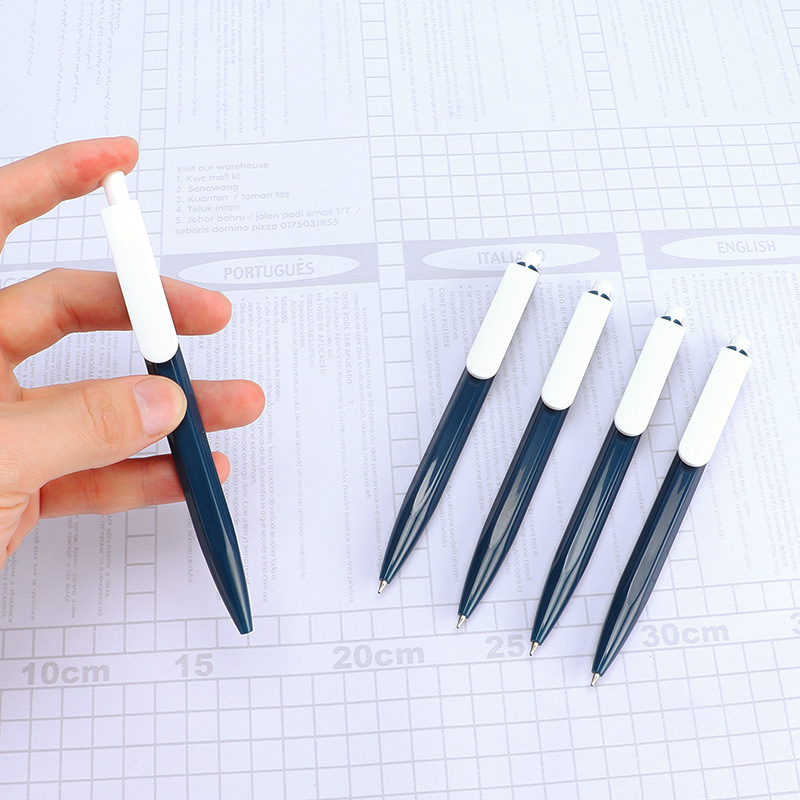 Bao Ke Press oil pen, bullet point pen, ballpoint pen wholesale, press medical special blue and black pen 0.7mm details Picture