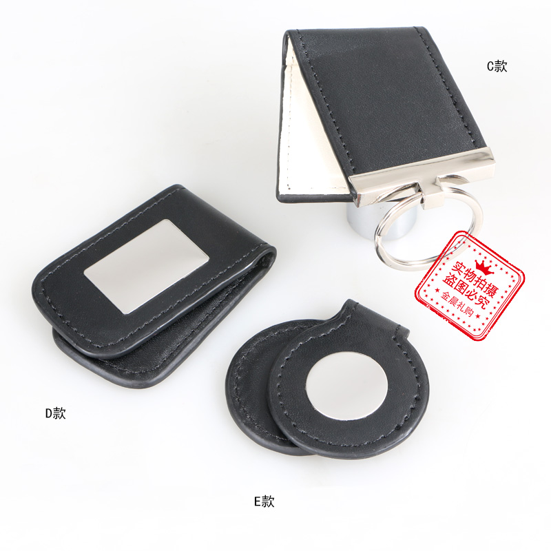 DIY craft leather ticket holders, bill holders, money holders, banknote holders, U-shaped banknote holders can be made with logos details Picture