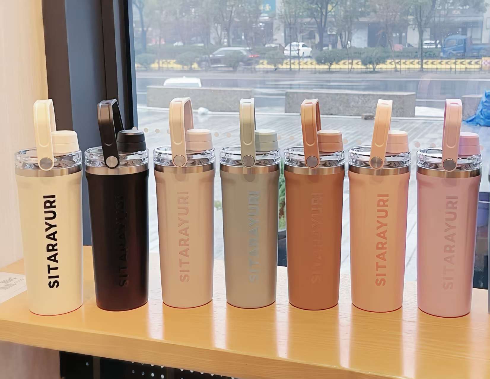 800ML portable insulated cup