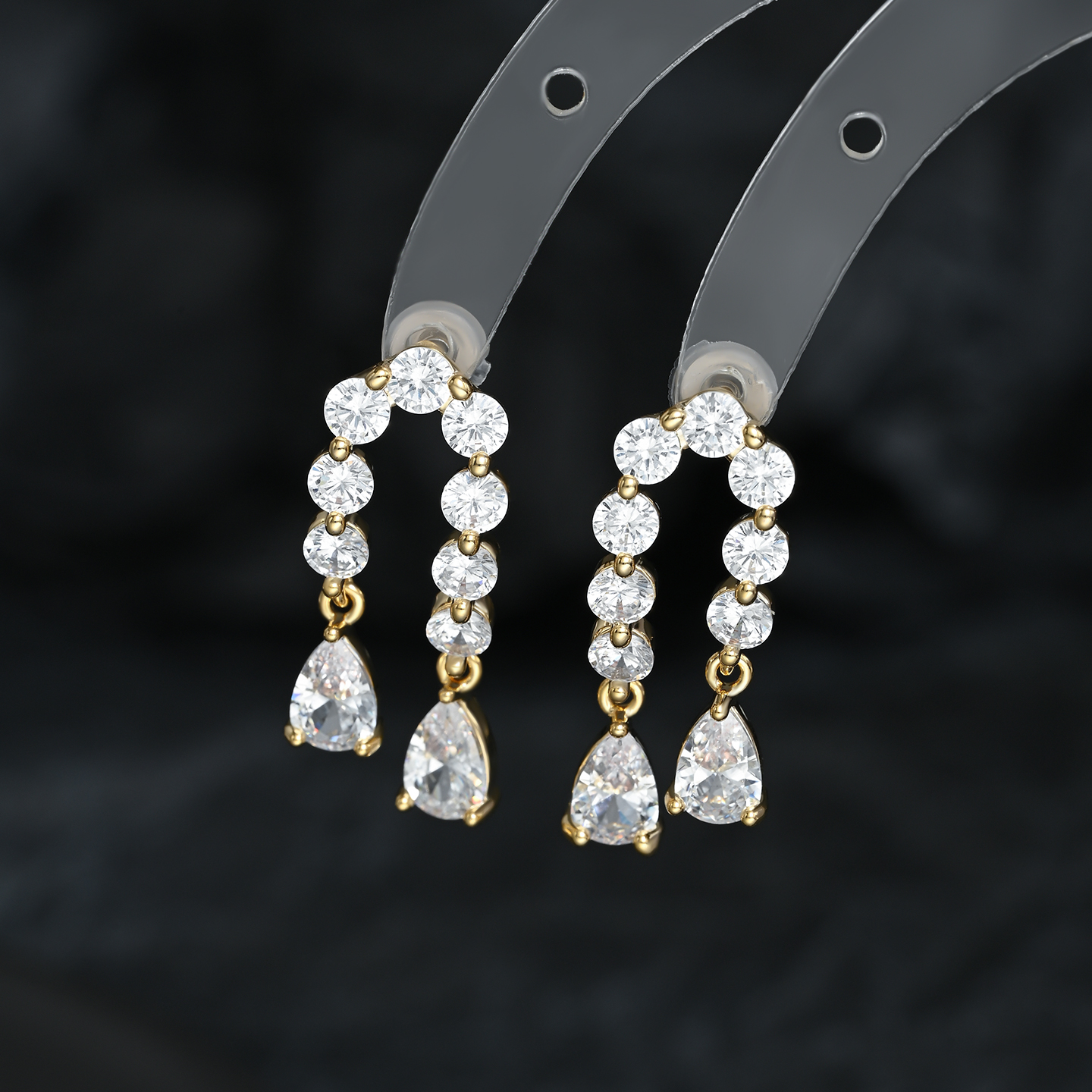 Exquisite, fashionable and light luxury fringed ear studs for women, with a unique design sense and versatile earrings Application Scenario