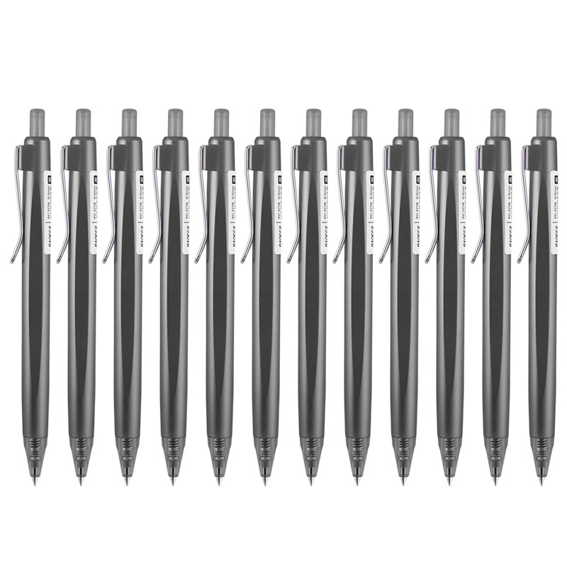 Wholesale of 12 sets of high-end signature pens from Baok, including black ballpoint pens for students' writing, exams, and office use Item Picture