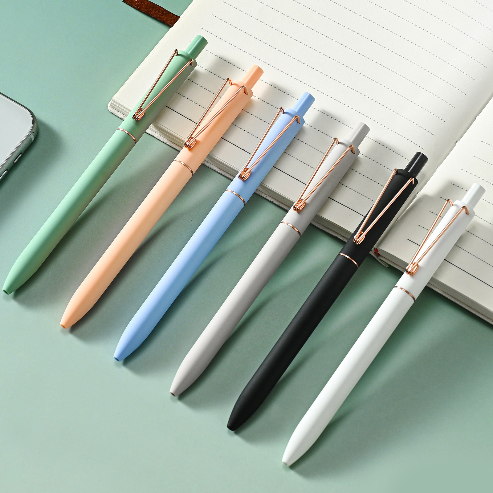 The Baok 116AS quick-drying smooth gel pen is a student homework and exam practice pen with a soft grip and high appearance level cs pen tip details Picture