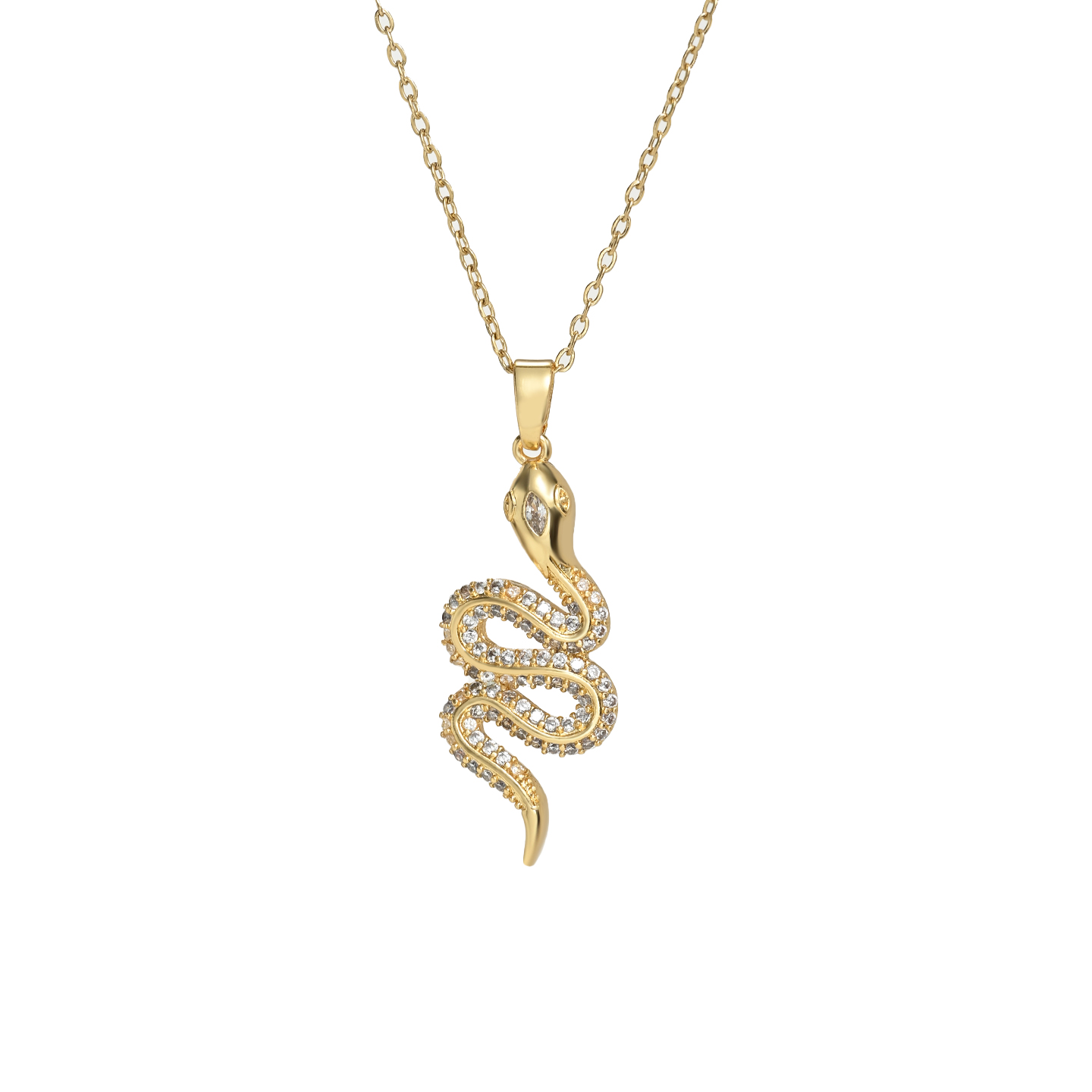 Nuevo nicho de diseño sentido personalidad serpiente collar moda versátil para las mujeres pic 9