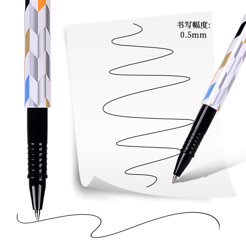 Five Thousand Years W-477 signature Gel Pen 0.5mm dark blue signature pen blue-black carbon Gel pen wholesale Application Scenario