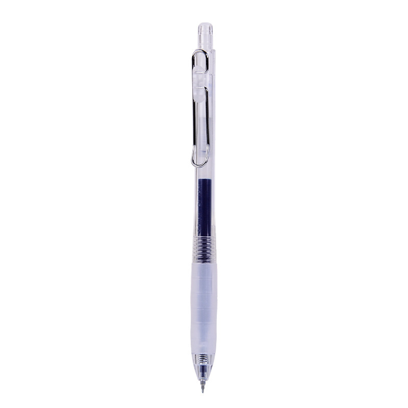 Bok 1960 Press Gel Pen, simple student quick-drying practice pen, signature pen, large capacity press pen, black pen Item Picture