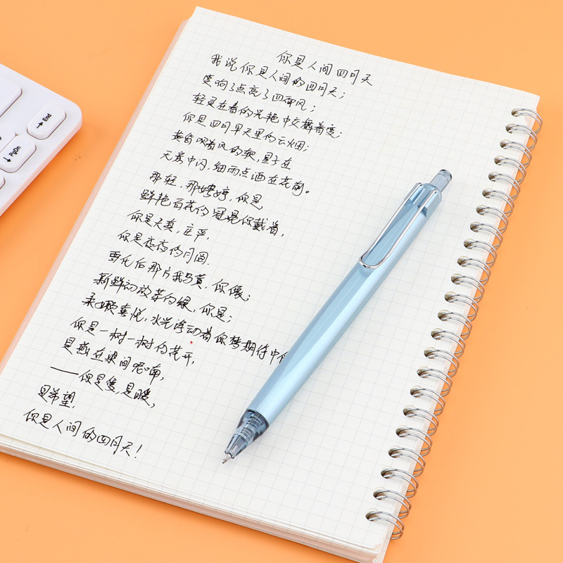 Wholesale of 12 sets of high-end signature pens from Baok, including black ballpoint pens for students' writing, exams, and office use details Picture