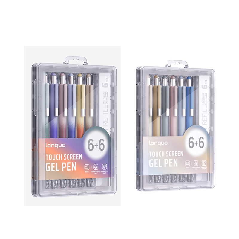 The new push-button gel pen dries quickly and smoothly. It is a portable and touch-sensitive office pen for students to write notes and make marks Item Picture
