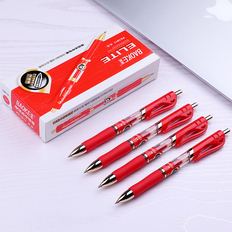 0.5 من طراز Bucker و MM ؛ وقلم كتابة المياه للطالب MM بكتابة قلم المياه محايد بالحرف الأحمر والأزرق details Picture