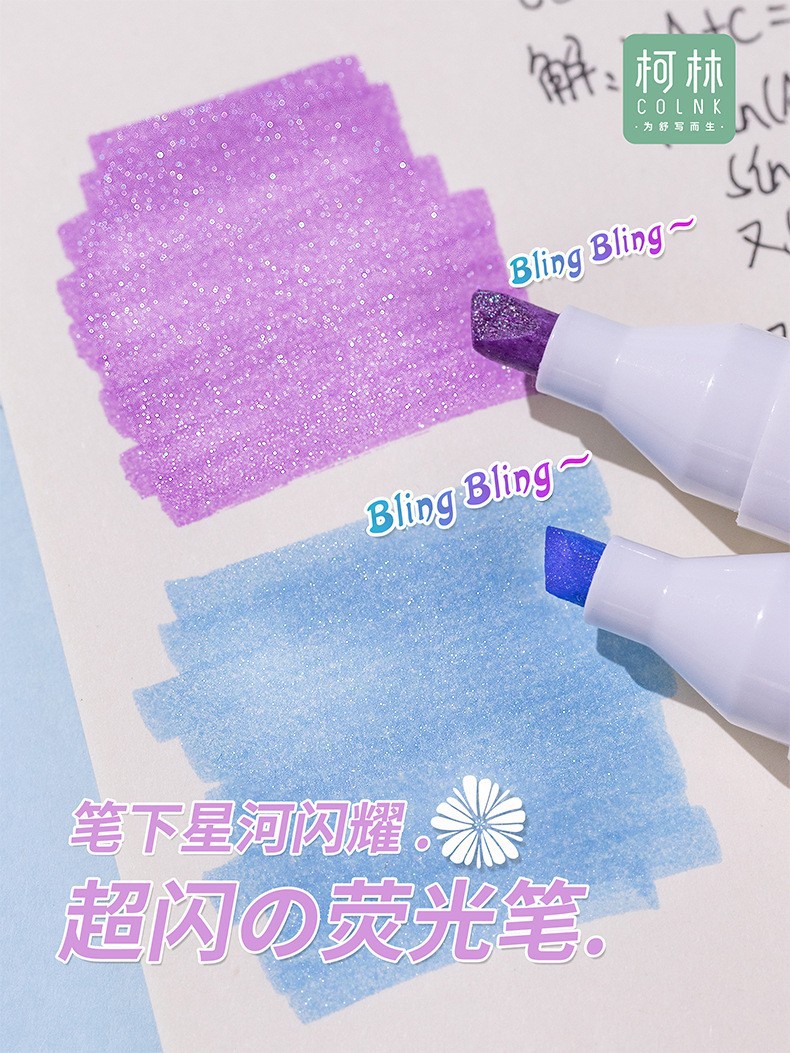 Wholesale of Colin 656 color highlighters for student study textbooks, key point marking pens, and drawing notebook pens pic 1