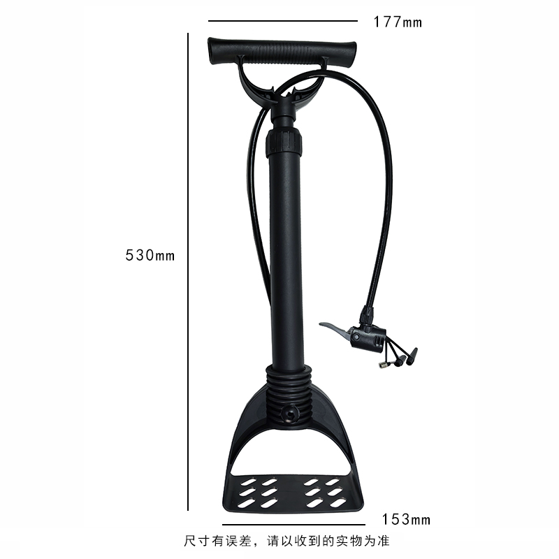 5237A bicycle air pump, car bicycle air pump, portable floor air pump, basketball toy air pump, air pump details Picture