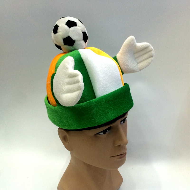 Qianfang Festival hats and wigs open their arms to welcome you. Football World Cup hats and festival hats 1105 Specification image