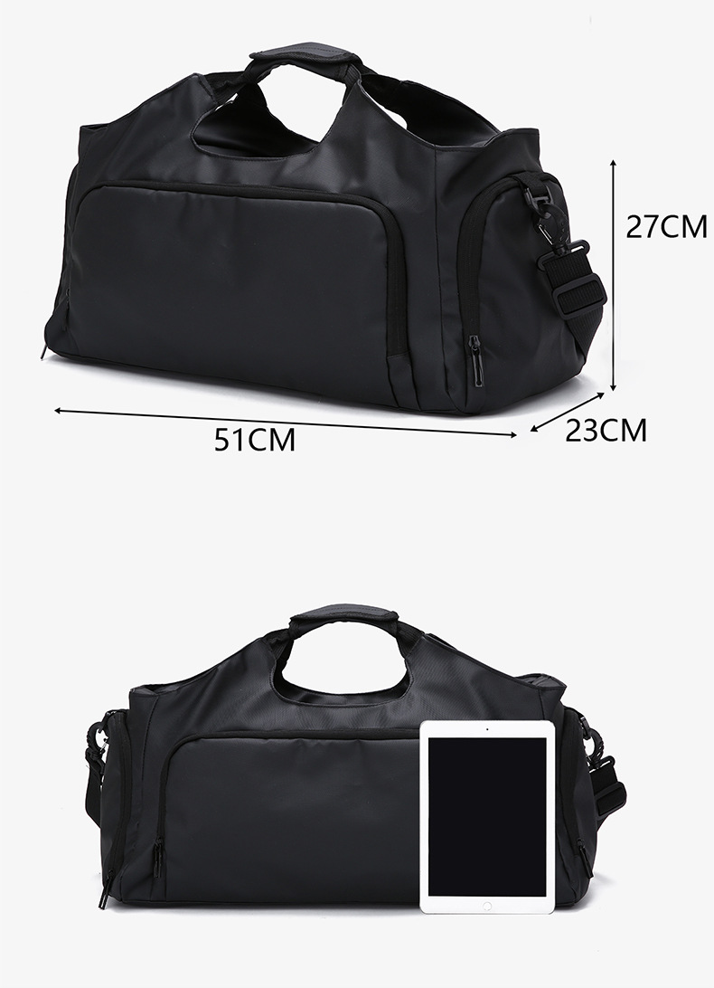 Fitness bags, training bags, men's dry and wet separation, independent shoe compartments, hand-held travel bags, large capacity wholesale luggage bags, travel storage bags, swimming fitness travel bags, foldable detail image 9
