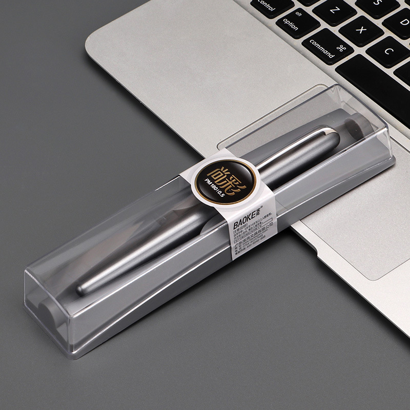 Baok PM180 Shangcai high-end gel Pen 0.5 all-metal pen barrel Advertising Gift Business Signature Pen Gift Box set Application Scenario